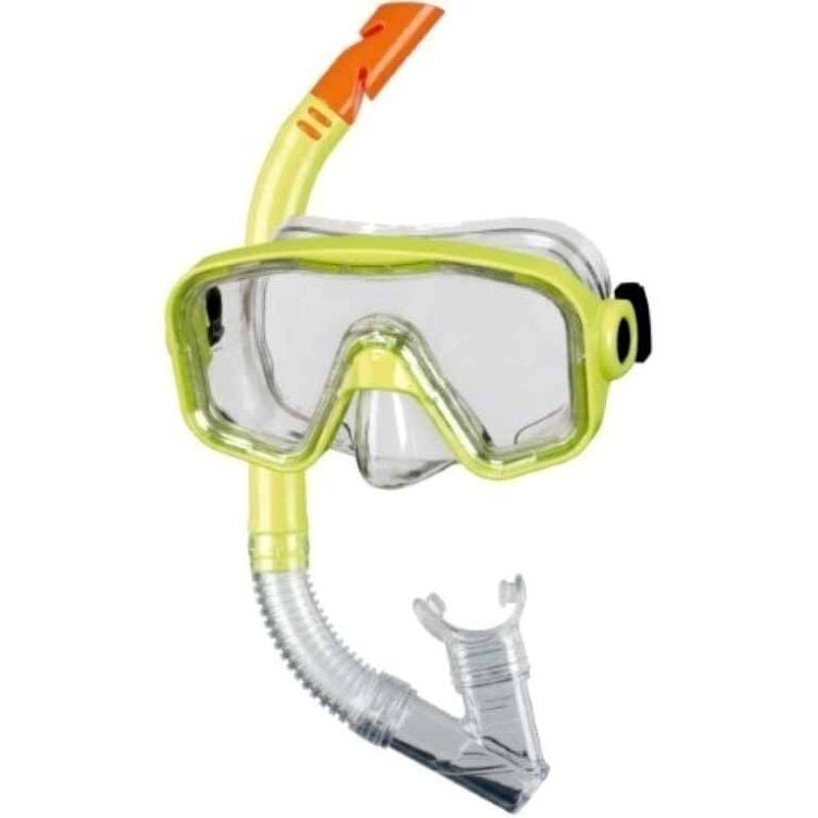 Laste sukeldumise ja snorgeldamise mask Beco KIDS 12+, kollane hind ja info | Snorgeldamise komplektid | hansapost.ee