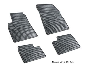 Kummimatid NISSAN MICRA MK13 2010-2017 цена и информация | Модельные резиновые коврики | hansapost.ee