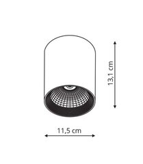 Laelamp Light Prestige Zovo LED, must hind ja info | Laelambid | hansapost.ee