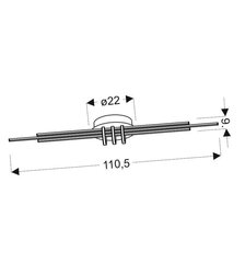 Laevalgusti Candellux Naksos hind ja info | Laelambid | hansapost.ee