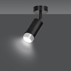 Emibig потолочный светильник Hiro 1 Black-Chrome цена и информация | Потолочные светильники | hansapost.ee
