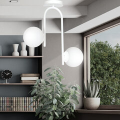 Emibig подвесной светильник Kalf 2 White цена и информация | Потолочный светильник, 38 x 38 x 24 см | hansapost.ee