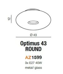 Laevalgusti Azzardo Optimus 43 hind ja info | Laelambid | hansapost.ee