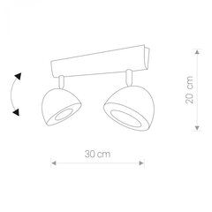 Nowodvorski Lighting laevalgusti Vespa White II 9593 hind ja info | Laelambid | hansapost.ee