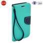 Telone Fancy Diary Bookstand Case Sony D2303 Xperia M2 Light Blue/Blue hind