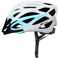 Шлем велосипедиста Spokey Femme, белый/синий цена и информация | Шлемы | hansapost.ee