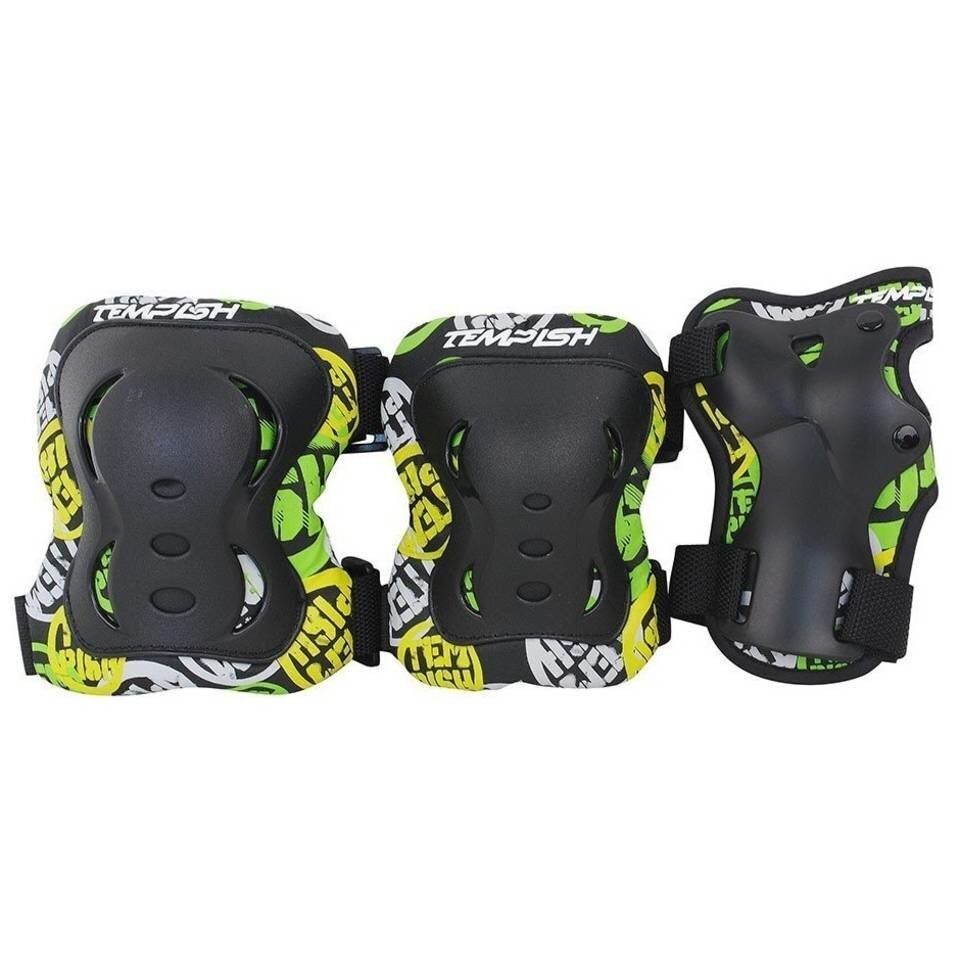 Tempish FID Kids 3-set (knees, elbows, wrists) black XS цена и информация | Rulluisukaitsmed | hansapost.ee