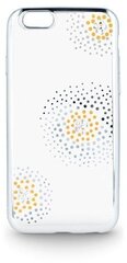 Kaitseümbris Beeyo Flower Dots, sobib Samsung Galaxy S6 telefonile, hõbedane hind ja info | Telefonide kaitsekaaned ja -ümbrised | hansapost.ee