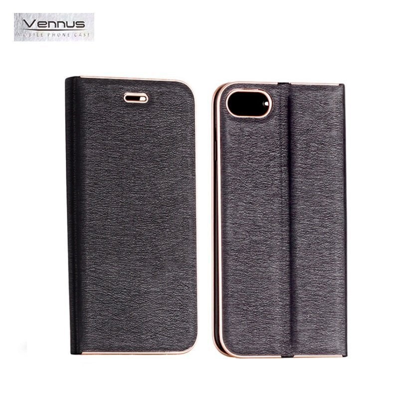 Vennus Smart Magnetic Fix Book Case without clip for Apple iPhone X / iPhone 10 / iPhone XS Black hind ja info | Telefonide kaitsekaaned ja -ümbrised | hansapost.ee