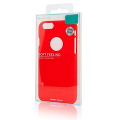 Mercury Soft feeling Super Thin TPU Matte surface back cover case for Apple iPhone Xs Max Red hind ja info | Telefonide kaitsekaaned ja -ümbrised | hansapost.ee