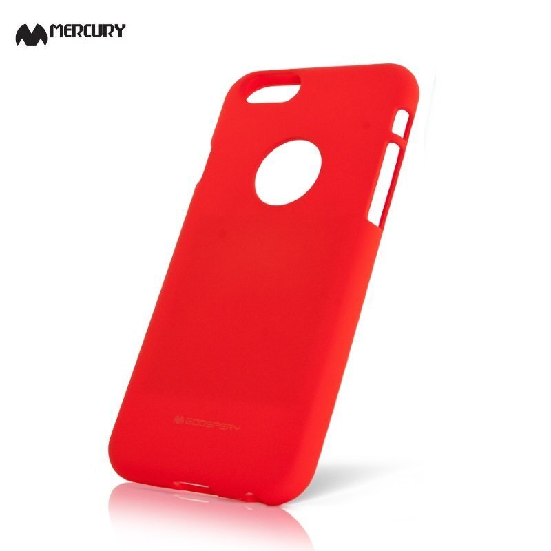 Mercury Soft feeling Super Thin TPU Matte surface back cover case for Apple iPhone Xs Max Red цена и информация | Telefonide kaitsekaaned ja -ümbrised | hansapost.ee