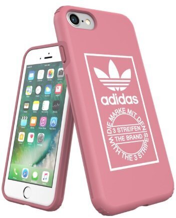 Adidas Snap Case Silicone Case for Apple iPhone 7 / 8 Pink (EU Blister) цена и информация | Telefonide kaitsekaaned ja -ümbrised | hansapost.ee