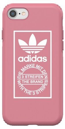 Adidas Snap Case Silicone Case for Apple iPhone 7 / 8 Pink (EU Blister) цена и информация | Telefonide kaitsekaaned ja -ümbrised | hansapost.ee