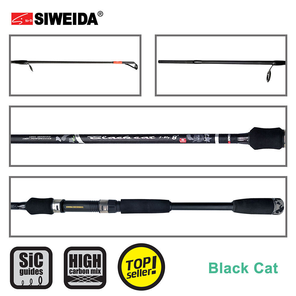 Spinning SWD-BLACK CAT SPIN hind ja info | Ridvad, ridvahoidjad | hansapost.ee