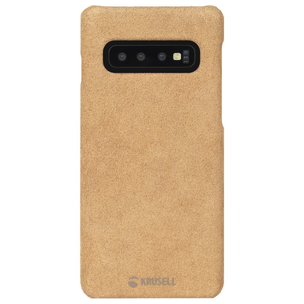 Telefoniümbris Krusell Broby Cover, sobib Samsung Galaxy S10+, pruun цена и информация | Telefonide kaitsekaaned ja -ümbrised | hansapost.ee