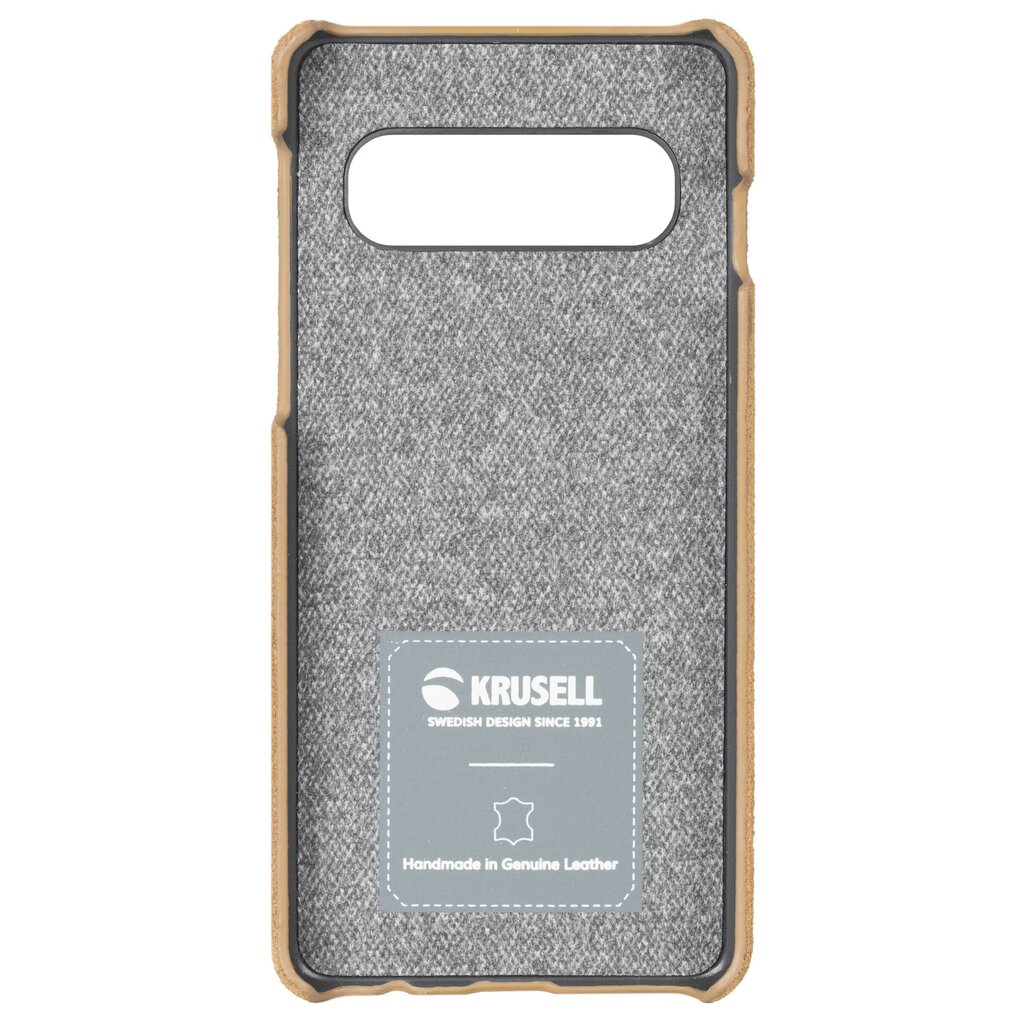 Telefoniümbris Krusell Broby Cover, sobib Samsung Galaxy S10+, pruun цена и информация | Telefonide kaitsekaaned ja -ümbrised | hansapost.ee