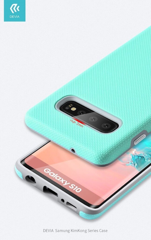 Telefoniümbris Devia KimKong sobib Samsung S10, Roheline hind ja info | Telefonide kaitsekaaned ja -ümbrised | hansapost.ee