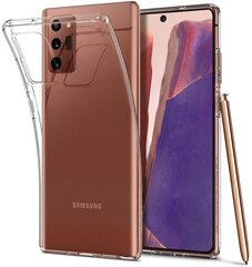 Silikoonist ümbris Fusion Ultra Back Case 2 mm Protect Samsung N980 Galaxy Note 20, läbipaistev hind ja info | Telefonide kaitsekaaned ja -ümbrised | hansapost.ee