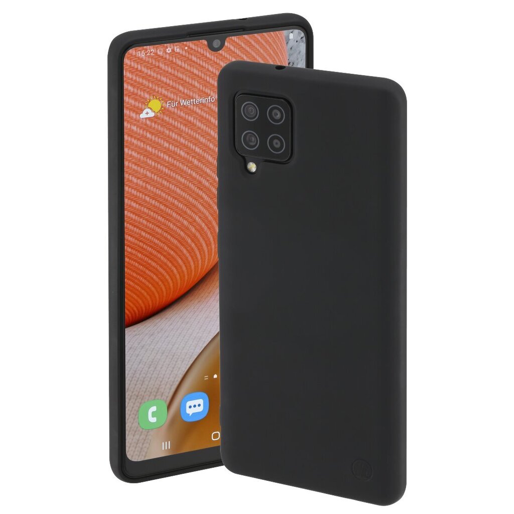 Mocco Liquid Silicone Soft Back Case for Samsung Galaxy A42 5G Black цена и информация | Telefonide kaitsekaaned ja -ümbrised | hansapost.ee