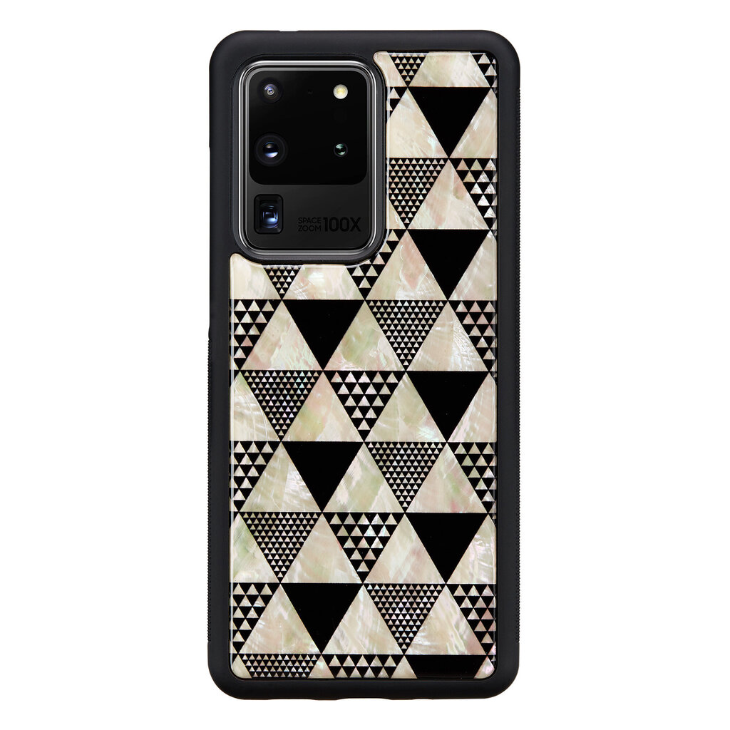 Telefoniümbris iKins telefonile Samsung Galaxy S20 Ultra, must/beež hind ja info | Telefonide kaitsekaaned ja -ümbrised | hansapost.ee