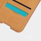 Nillkin Qin original leather case cover, sobib Xiaomi Redmi Note 10 Pro, must hind ja info | Telefonide kaitsekaaned ja -ümbrised | hansapost.ee