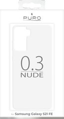 Puro 03 Nude, Samsung Galaxy S21 Fe jaoks, läbipaistev цена и информация | Чехлы для телефонов | hansapost.ee