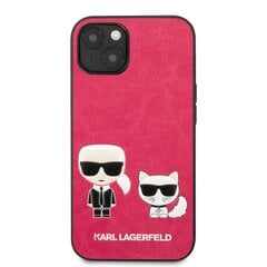 Чехол KLHCP13MPCUSKCP Karl Lagerfeld and Choupette PU Leather Case for iPhone 13 Fuchsia цена и информация | Чехлы для телефонов | hansapost.ee