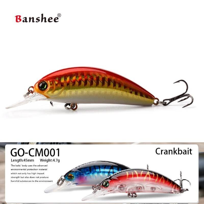 Lant Banshee Crankbait 45 mm 4.7 g GO-CM001, punane hind ja info | Landid, voblerid | hansapost.ee