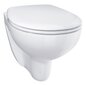 WC komplekt Grohe Bau Ceramic Rimless 39586000: wc poti raam + wc pott + aeglaselt sulguv kaas + nupp hind ja info | WС-potid | hansapost.ee