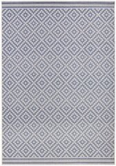 Vaip NORTHRUGS Meadow Raute Blue Cream, 160x230 cm цена и информация | Коврики | hansapost.ee