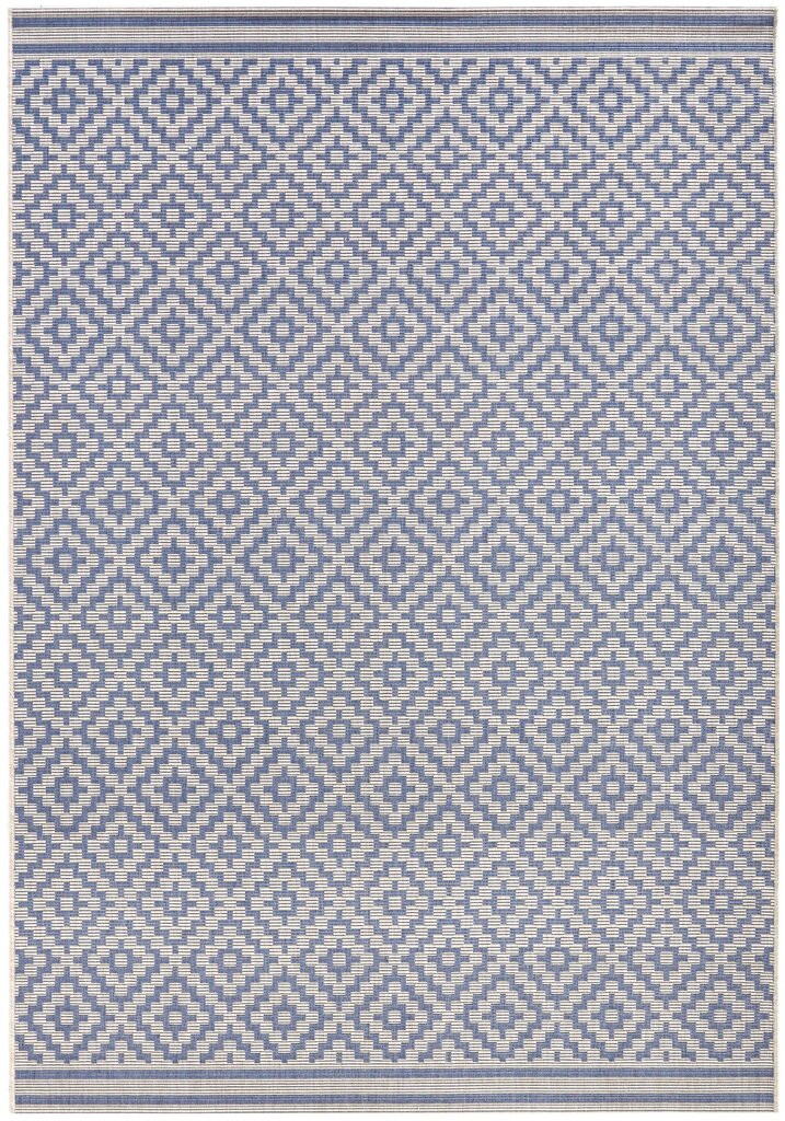 Vaip NORTHRUGS Meadow Raute Blue Cream, 160x230 cm цена и информация | Vaibad | hansapost.ee