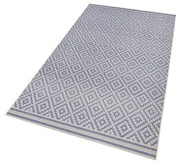 Vaip NORTHRUGS Meadow Raute Blue Cream, 160x230 cm цена и информация | Коврики | hansapost.ee