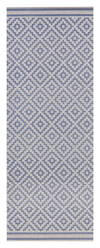 Vaip NORTHRUGS Meadow Raute Blue Cream, 160x230 cm цена и информация | Vaibad | hansapost.ee