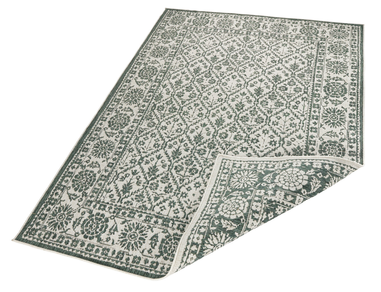 Vaip NORTHRUGS Twin Curacao Green Cream, 200x290 cm price and information | Vaibad | hansapost.ee