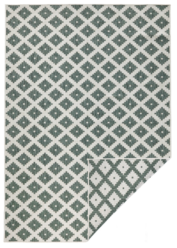 Vaip NORTHRUGS Twin Nizza Green Cream, 80x250 cm price and information | Vaibad | hansapost.ee