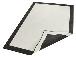 Vaip NORTHRUGS Twin Panama Black Cream, 160x230 cm hind ja info | Vaibad | hansapost.ee