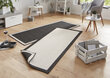 Vaip NORTHRUGS Twin Panama Black Cream, 160x230 cm hind ja info | Vaibad | hansapost.ee