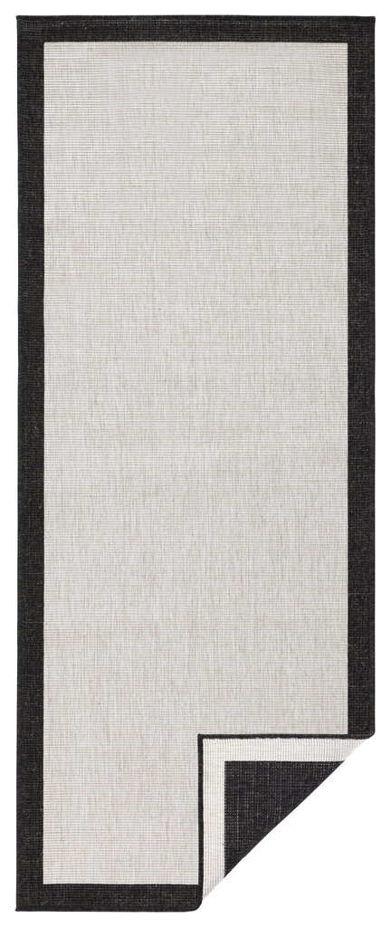 Vaip NORTHRUGS Twin Panama Black Cream, 160x230 cm hind ja info | Vaibad | hansapost.ee