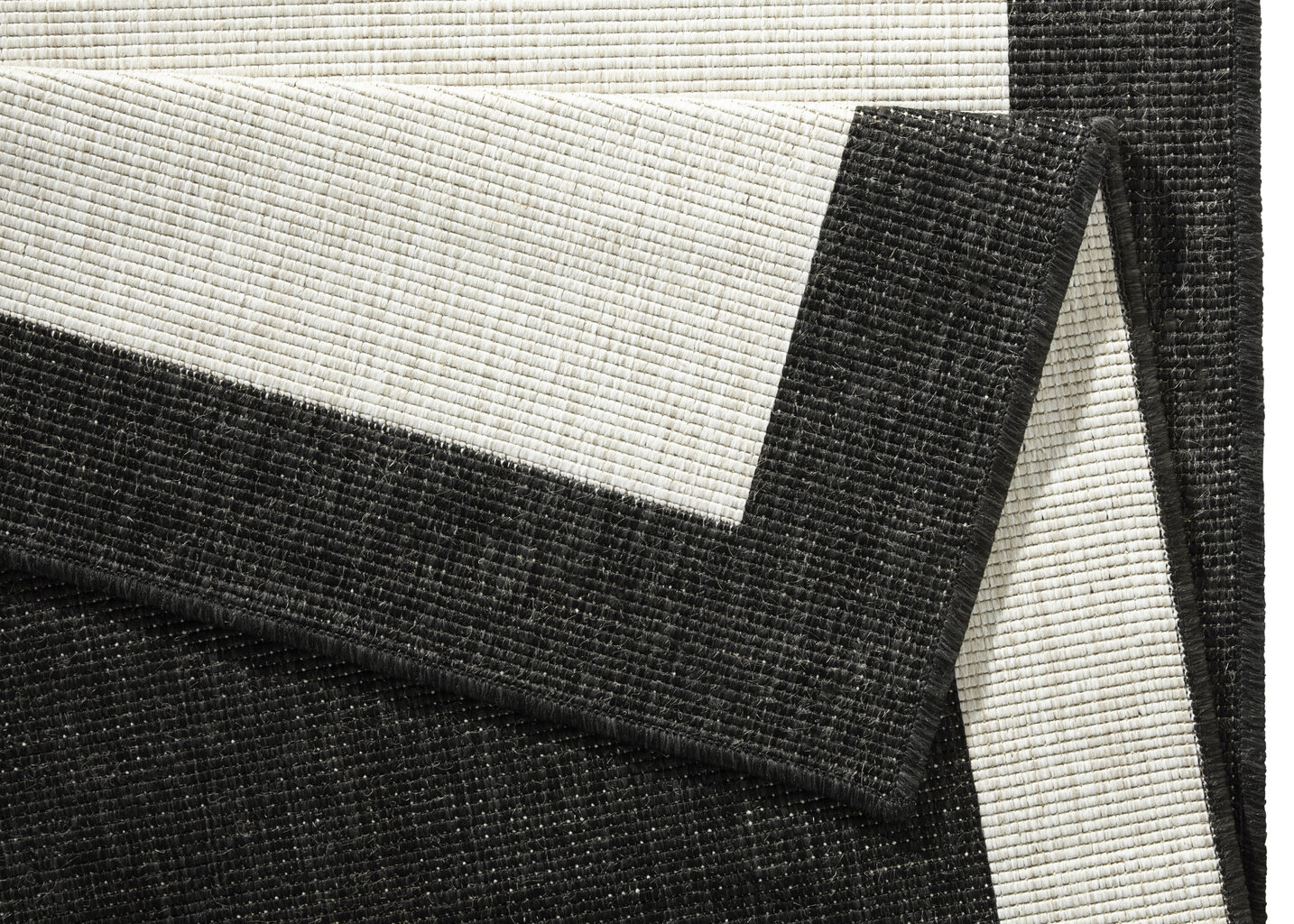 Vaip NORTHRUGS Twin Panama Black Cream, 200x290 cm цена и информация | Vaibad | hansapost.ee