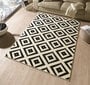 Vaip Hanse Home Hamla Diamond Black Cream, 80x300 cm hind ja info | Vaibad | hansapost.ee