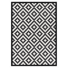 Narma kahepoolne smartWeave® bukleevaip Viki, must, 70 x 140 cm price and information | Carpets | hansapost.ee