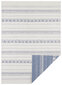 Kahepoolne vaip NORTHRUGS Twin Supreme Cream Blue, 80x150 cm hind ja info | Vaibad | hansapost.ee