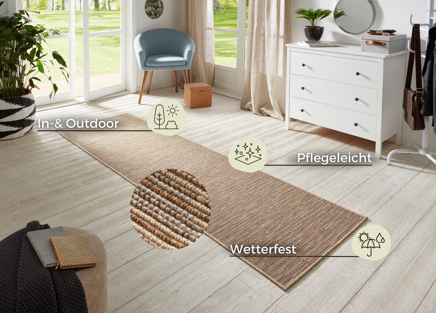 Vaip BT Carpet Nature 80x350 cm hind ja info | Vaibad | hansapost.ee