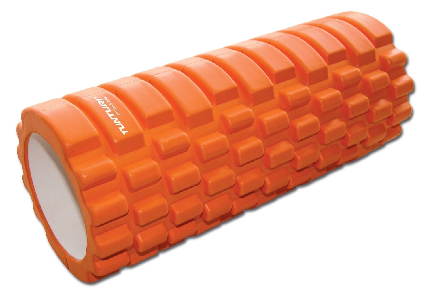 Massaažirull TUNTURI Yoga Foam Grid Roller 33cm, oranž цена и информация | Massaažikaubad | hansapost.ee