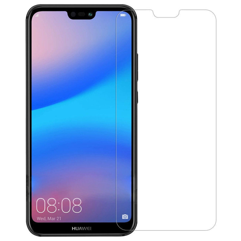 Kaitseklaas Extra Digital, telefonile Huawei P20 Lite, must цена и информация | Ekraani kaitseklaasid ja kaitsekiled | hansapost.ee