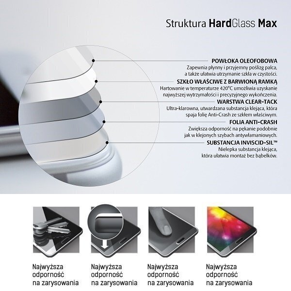 LCD kaitseklaas 3MK Hard Glass Max Apple iPhone XR/11 must hind ja info | Ekraani kaitseklaasid ja kaitsekiled | hansapost.ee