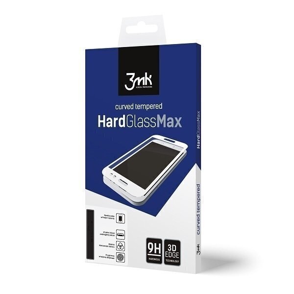 LCD kaitseklaas 3MK Hard Glass Max Apple iPhone XR/11 must hind ja info | Ekraani kaitseklaasid ja kaitsekiled | hansapost.ee