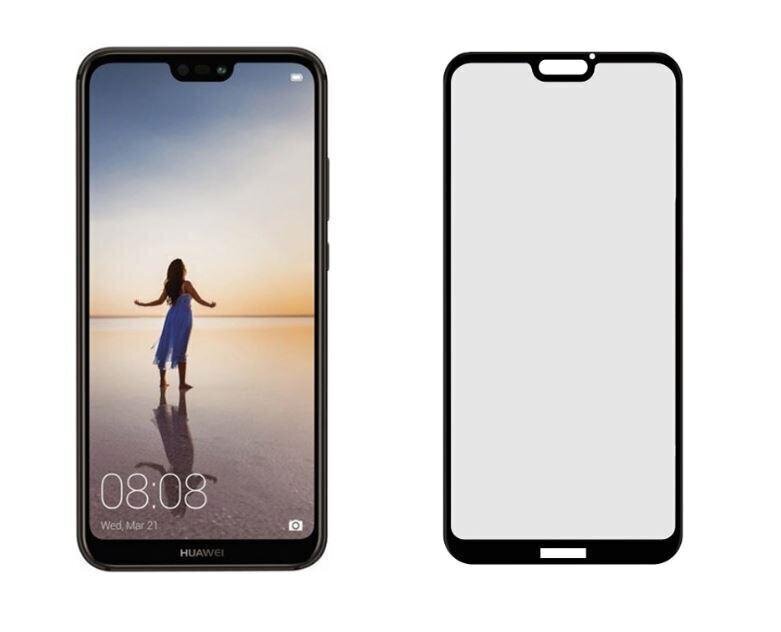 Kaitseklaas raamiga Tellur 3D Full Glue telefonile Huawei P20 Lite, Must цена и информация | Ekraani kaitseklaasid ja kaitsekiled | hansapost.ee