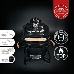 Keraamiline grill KamadoClub Junior 41 cm, must hind ja info | KamadoClub Sport, puhkus, matkamine | hansapost.ee