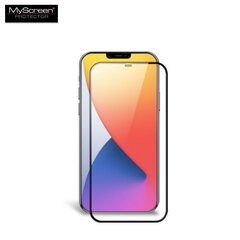 Защитное стекло дисплея MyScreen Diamond Edge Full Glue Apple iPhone 12/12 Pro черное цена и информация | Защитные пленки для телефонов | hansapost.ee